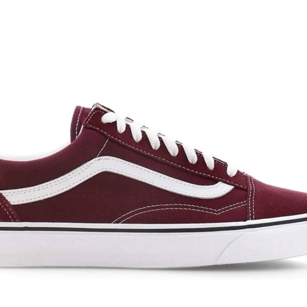 Vans Suede Sneakers in Burgundy and White never worn